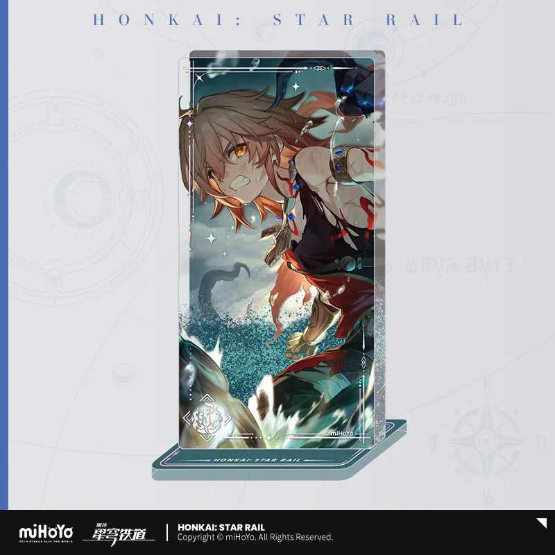 Honkai: Star Rail Light Cone Series Glitter Quicksand Acrylic Block Ornaments