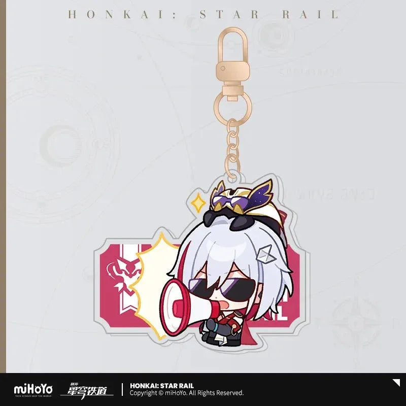 Honkai: Star Rail Pom-Pom Exhibition Series Acrylic Keychain