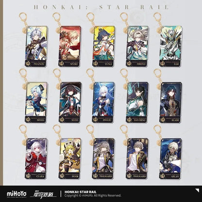Honkai: Star Rail The Destruction Character Warp Artwork Acrylic Keychain