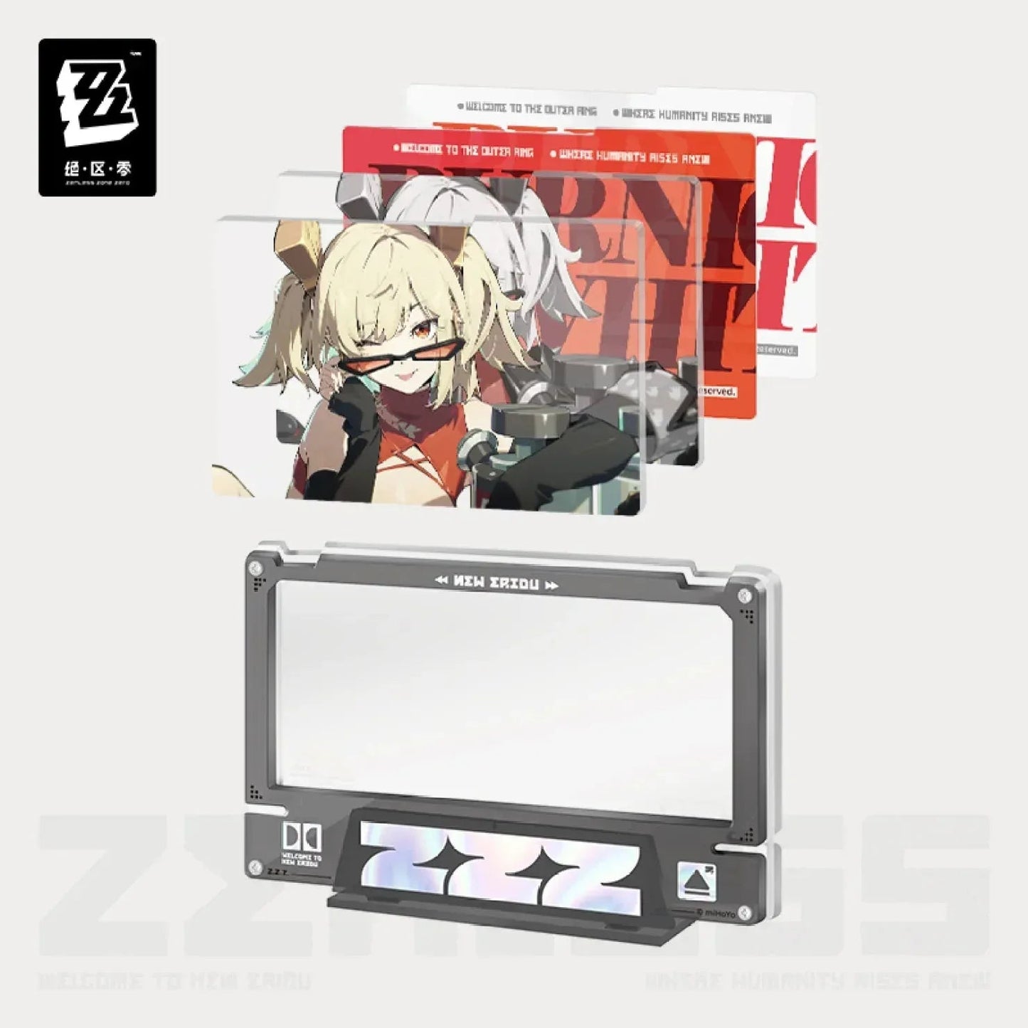 Zenless Zone Zero Mindscape Cinema Series Sons of Calydon Framed Acrylic Insert Set