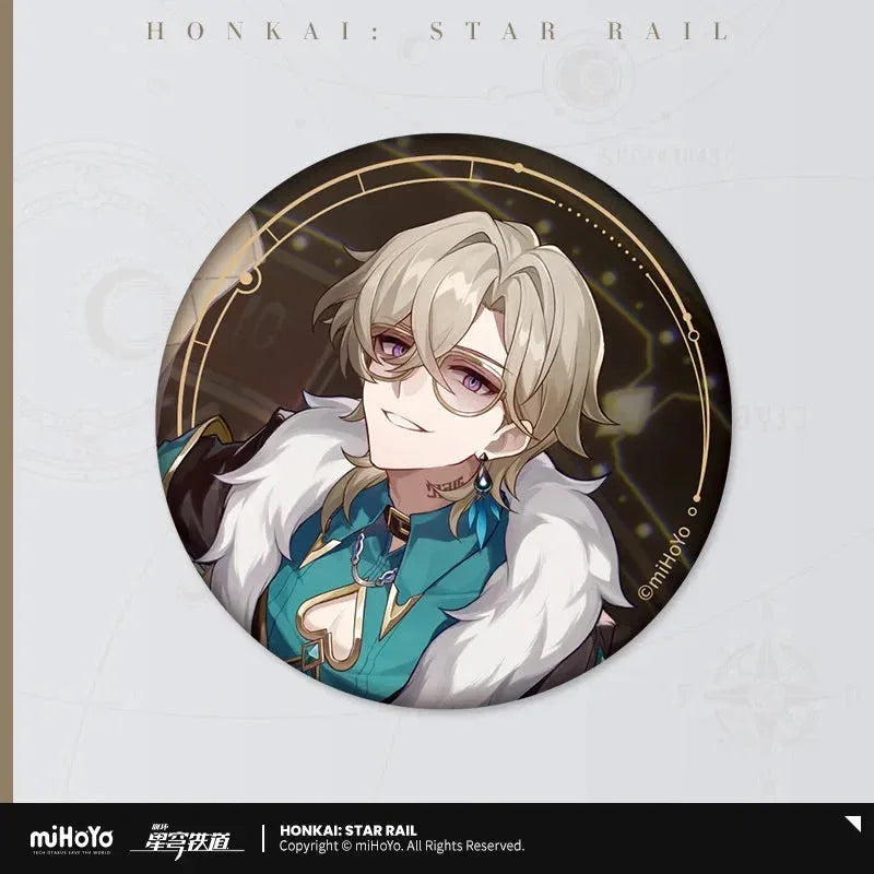 Honkai: Star Rail Invitation From The Stellar Series Tinplate Badge