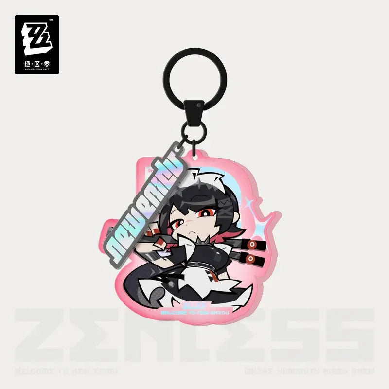 Zenless Zone Zero New Eridu Series Chibi Acrylic Keychain Victoria Housekeeping Co.