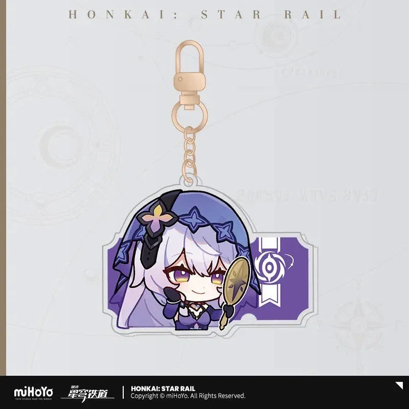 Honkai: Star Rail Pom-Pom Exhibition Series Acrylic Keychain