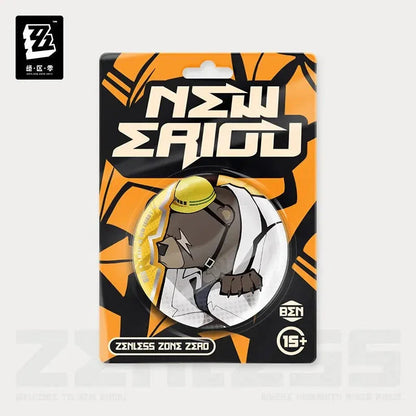 Zenless Zone Zero New Eridu Series Belobog Heavy Industries Chibi Tinplate Badge