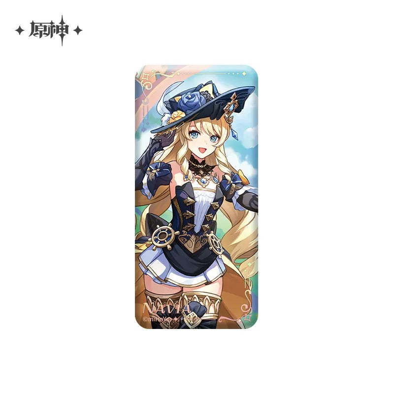 Genshin Impact Theme Series Character Square Badge