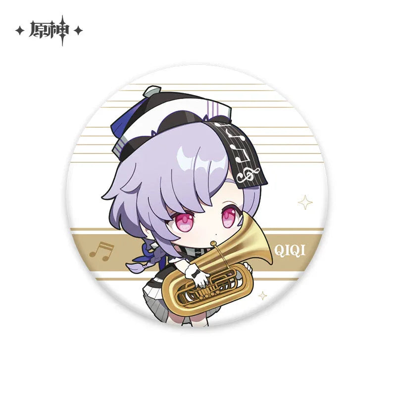 Genshin Impact Melodies of an Endless Journey Chibi Character Series Badge