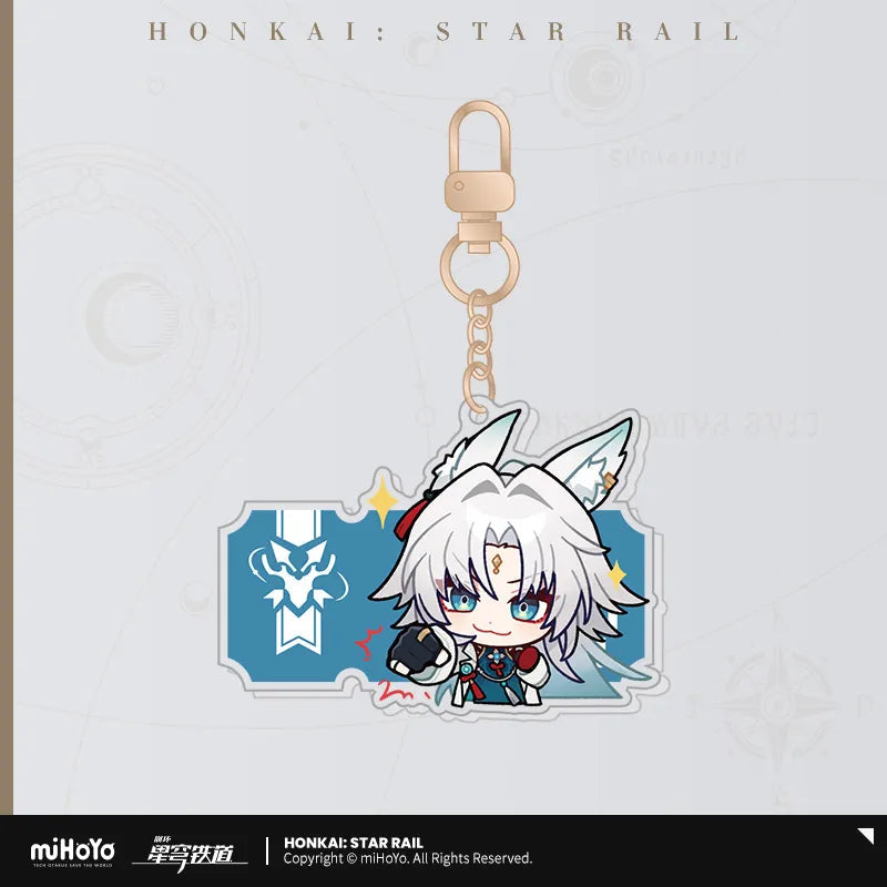 Pom-Pom Exhibition Series Acrylic Keychain