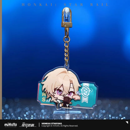 Pom-Pom Exhibition Series Acrylic Keychain