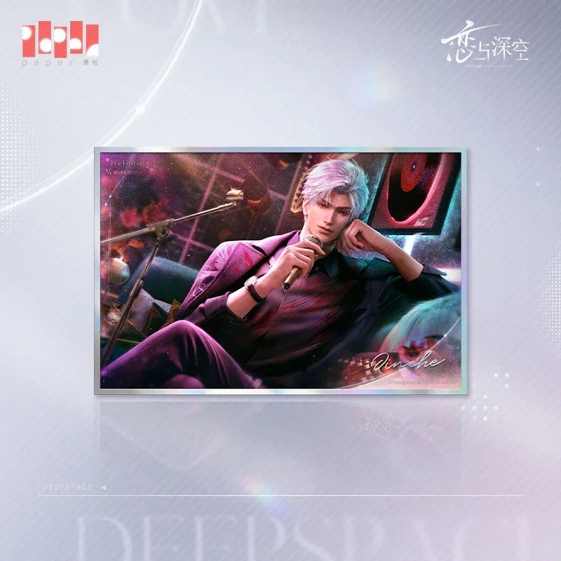 Love and Deepspace Echo of Abyssal Sky Series Glittering Shikishi Cardboard