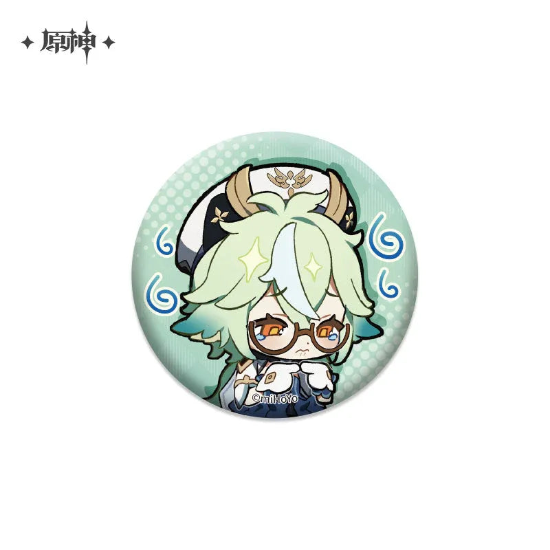 Genshin Impact Chibi Emojis Series Badge Vol.1