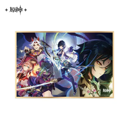 Genshin Impact Shikishi Card Board