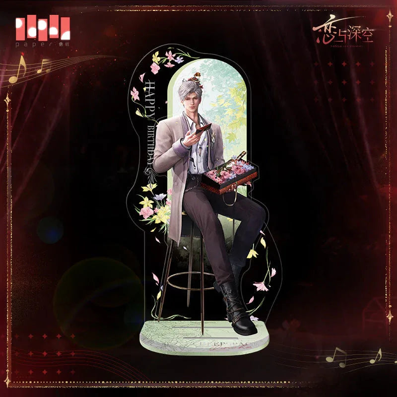 Love and Deepspace Sylus 2025 Happy Birthday Where Hearts Live Series Artwork Standee