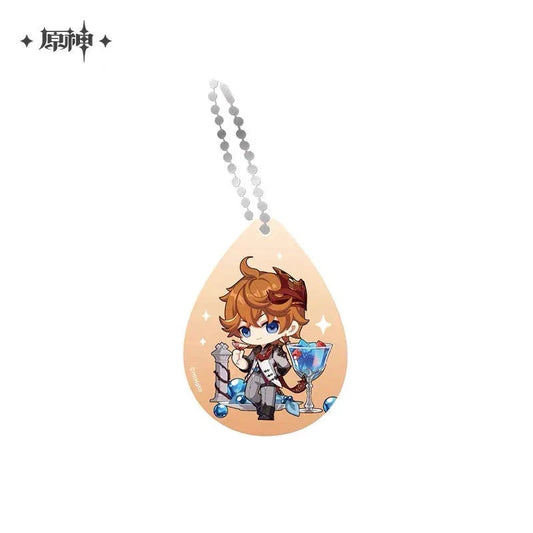 Genshin Impact Sweet Summer Series Acrylic Pendant Tartaglia Ver. (Not For Sale)