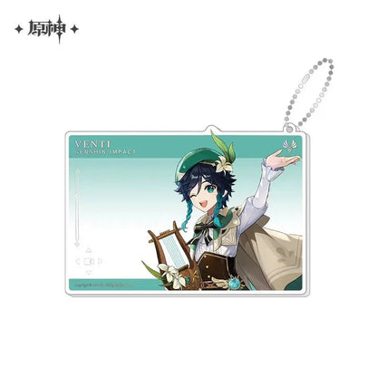 Genshin Impact Anniversary Celebration Series Acrylic Photo Card