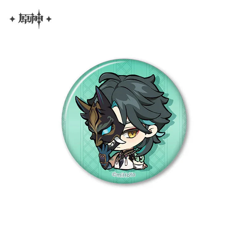 Genshin Impact Chibi Emojis Series Badge Vol.2