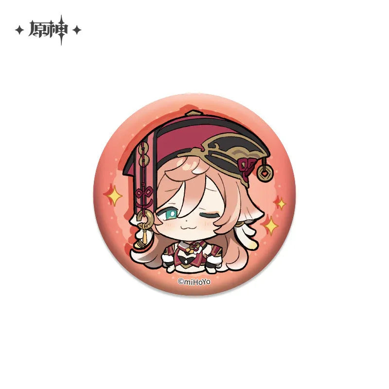 Genshin Impact Chibi Emojis Series Badge Vol.1