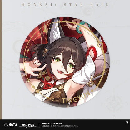 Honkai: Star Rail The Harmony Character Warp Artwork Tinplate Badge