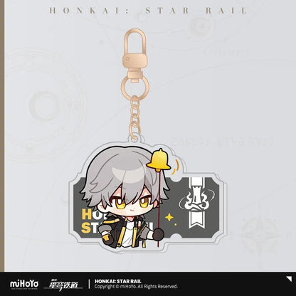 Pom-Pom Exhibition Series Acrylic Keychain