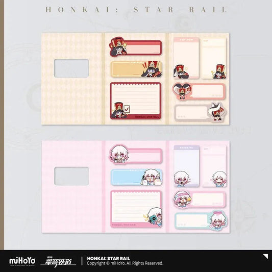Honkai: Star Rail Pom-Pom Exhibition Series Pom-Pom Chibi Sticky Notes Set