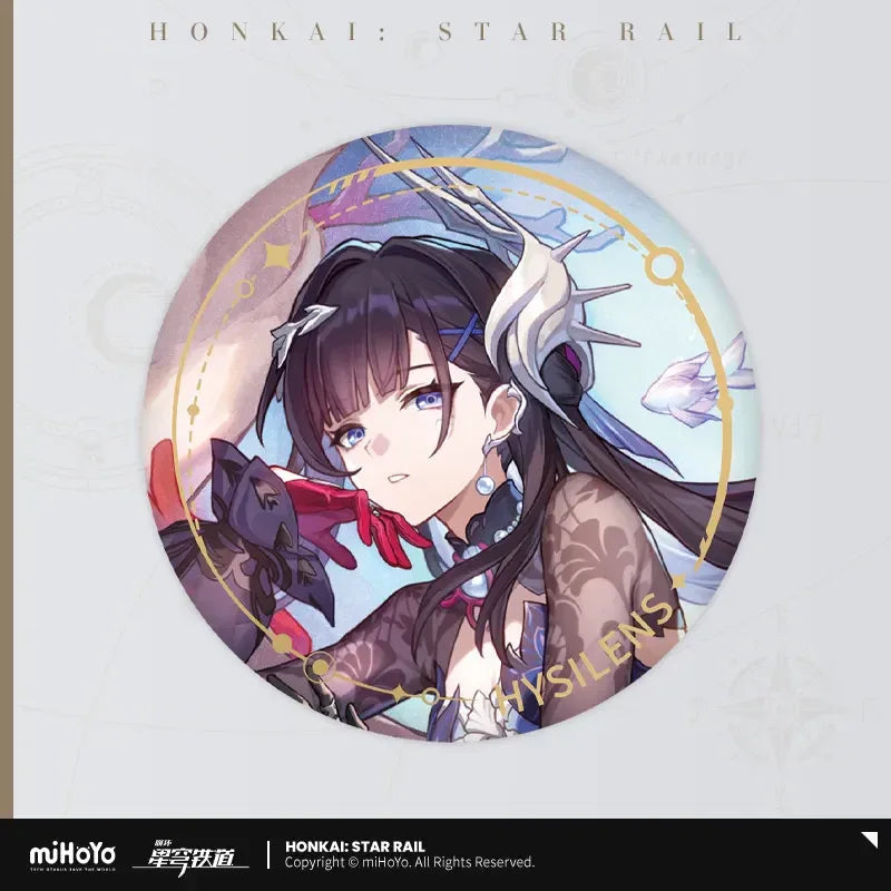 Honkai: Star Rail The Nihility Character Warp Artwork Tinplate Badge
