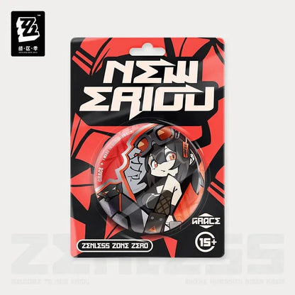 Zenless Zone Zero New Eridu Series Belobog Heavy Industries Chibi Tinplate Badge