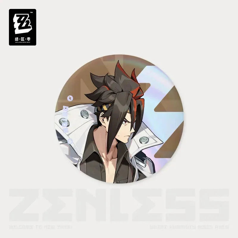 Zenless Zone Zero Time Signal Research Series Tinplate Badge
