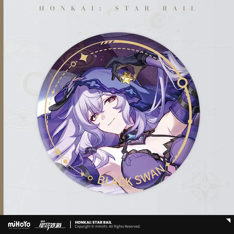 Honkai: Star Rail The Nihility Character Warp Artwork Tinplate Badge