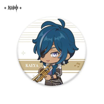 Genshin Impact Melodies of an Endless Journey Chibi Character Series Badge