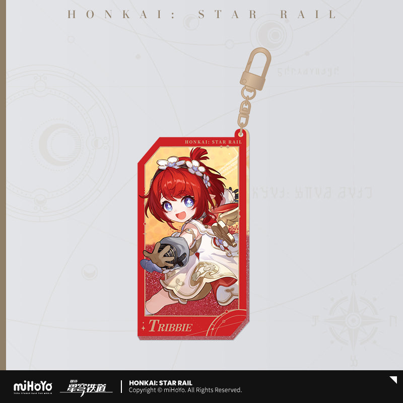 Invitation From The Stellar Series Quicksand Acrylic Keychain