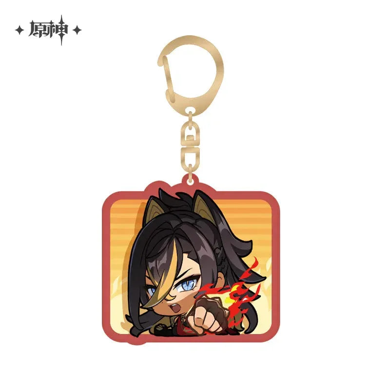 Genshin Impact Chibi Emojis Series Acrylic Keychain Sumeru