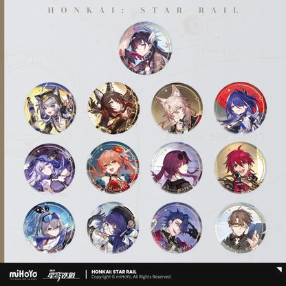 Honkai: Star Rail The Nihility Character Warp Artwork Tinplate Badge