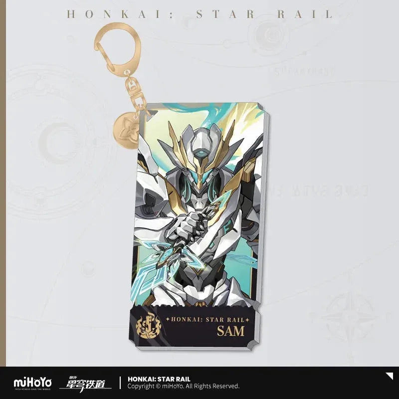 Honkai: Star Rail The Destruction Character Warp Artwork Acrylic Keychain