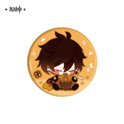 Genshin Impact Chibi Character Plush Badge