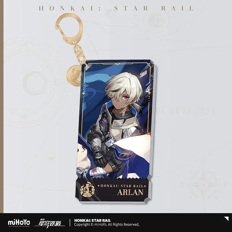 Honkai: Star Rail The Destruction Character Warp Artwork Acrylic Keychain