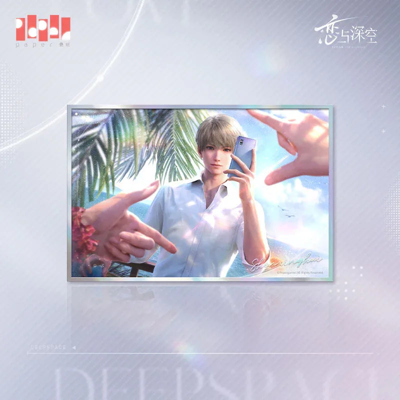 Love and Deepspace Echo of Abyssal Sky Series Glittering Shikishi Cardboard