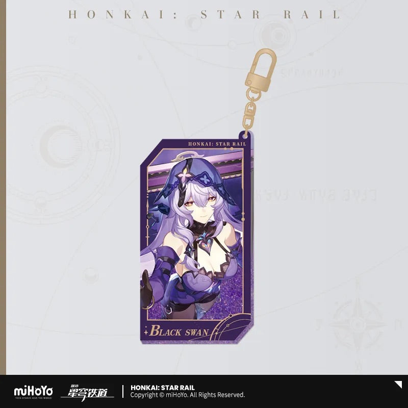 Invitation From The Stellar Series Quicksand Acrylic Keychain
