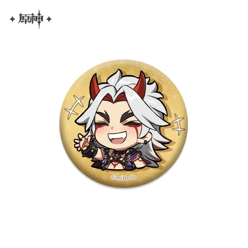 Genshin Impact Chibi Emojis Series Badge Vol.2