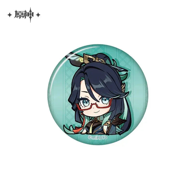 Genshin Impact Chibi Emojis Series Badge Vol.2