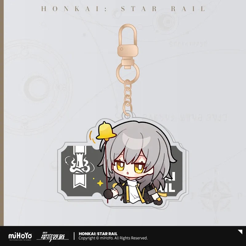 Pom-Pom Exhibition Series Acrylic Keychain