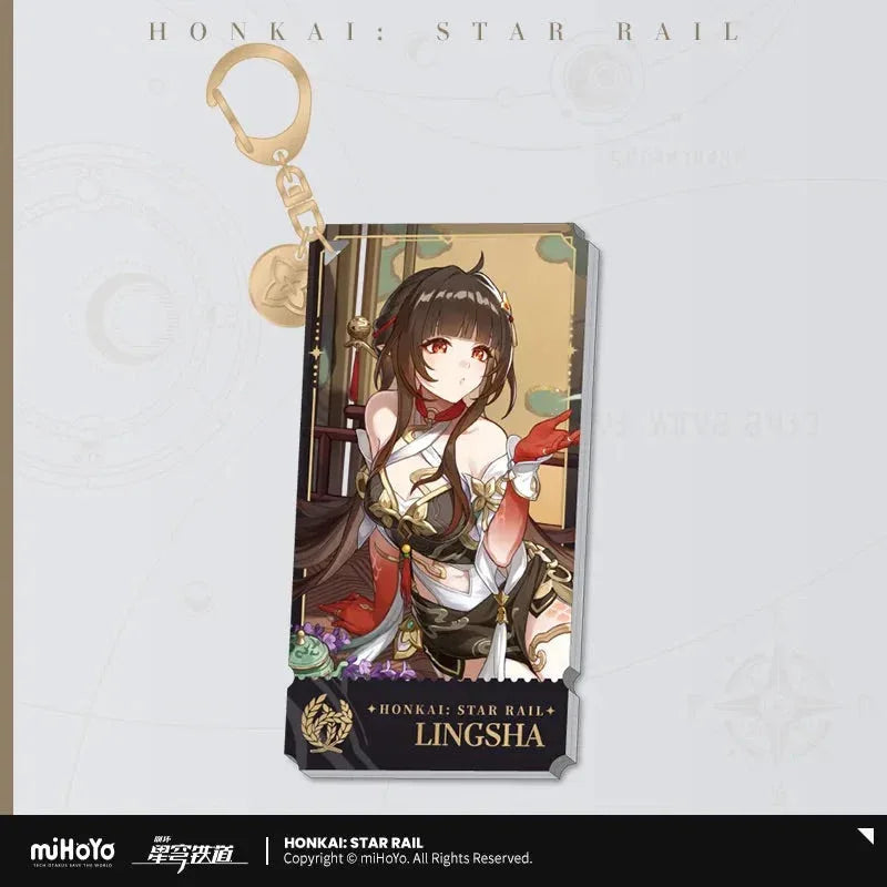 Honkai: Star Rail The Abundance Character Warp Artwork Acrylic Keychain