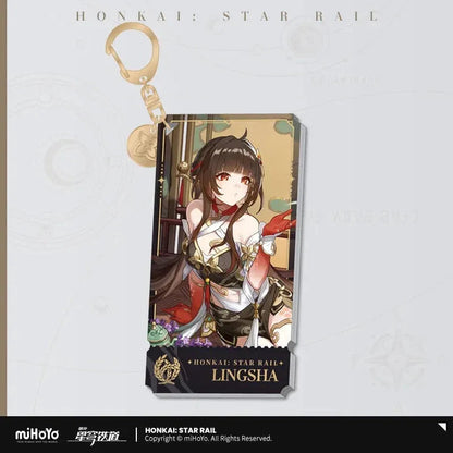 Honkai: Star Rail The Abundance Character Warp Artwork Acrylic Keychain