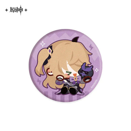 Genshin Impact Chibi Character Plush Badge
