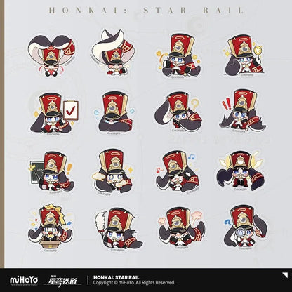 Honkai: Star Rail Pom-Pom Exhibition Series Chibi Sticker Box