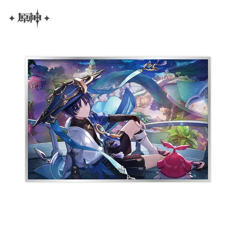 Genshin Impact Theme Series Acrylic Shikishi Cardboard