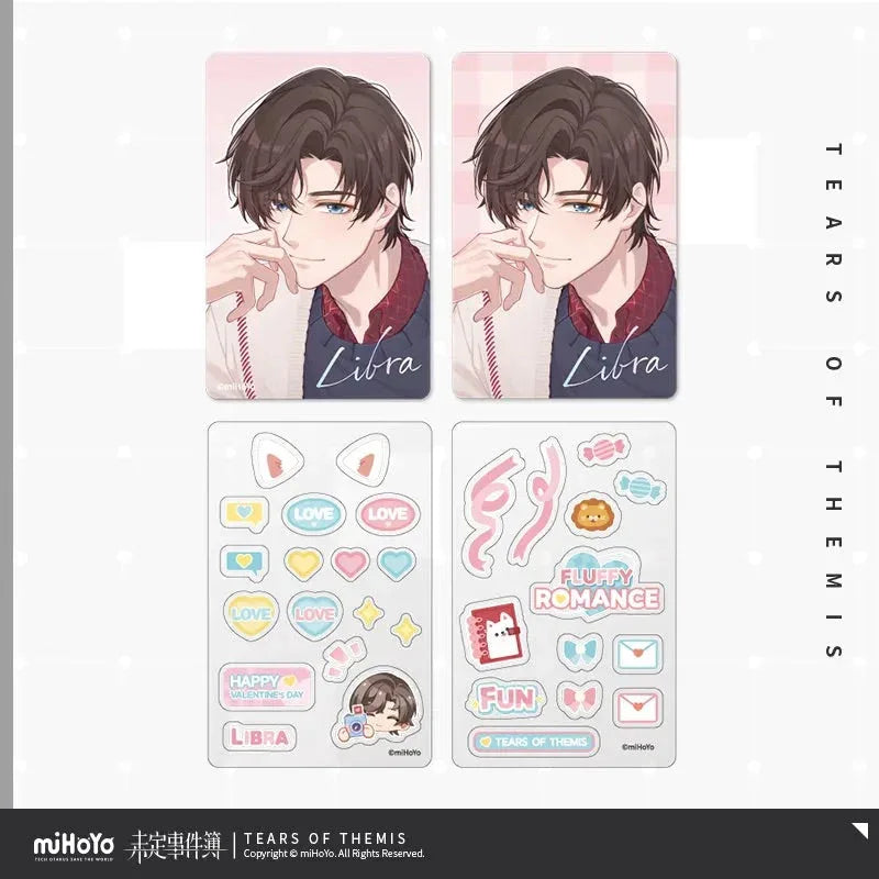 Tears of Themis Fluffy Romance Series Exclusive Photo Card Decoration Set