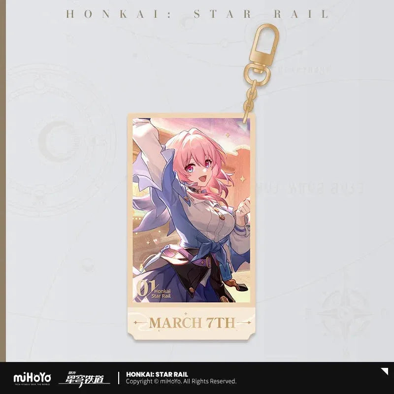 Honkai: Star Rail Anniversary Series Acrylic Pendant