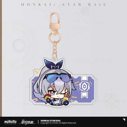 Pom-Pom Exhibition Series Acrylic Keychain