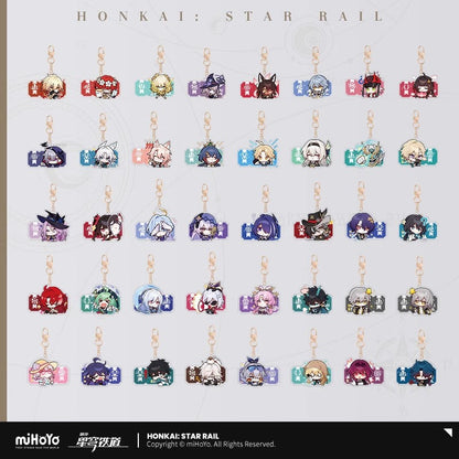 Pom-Pom Exhibition Series Acrylic Keychain