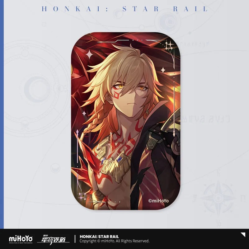 Light Cone Series Rectangular Tinplate Badge