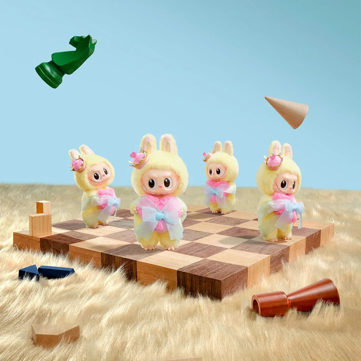 Let's Checkmate Series-Vinyl Plush Hanging Card THE MONSTERS